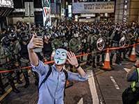 Waiting for daybreak-Hong Kong protest