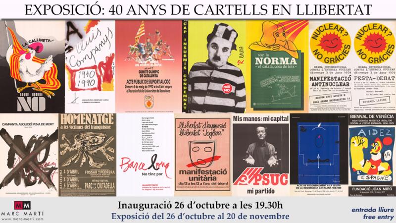 40 anys de cartells en llibertat